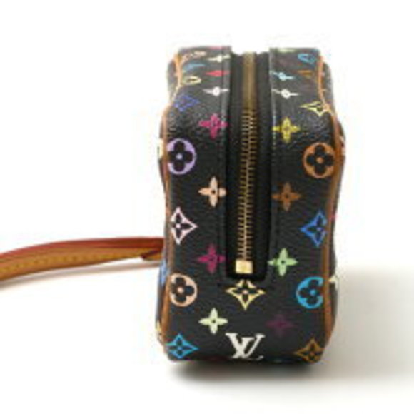 Louis Vuitton Black Multicolor Truth Pouch Leather Wapiti - Picture 4 of 7